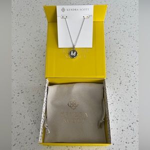 Brand New Letter M Necklace From Kendra Scott